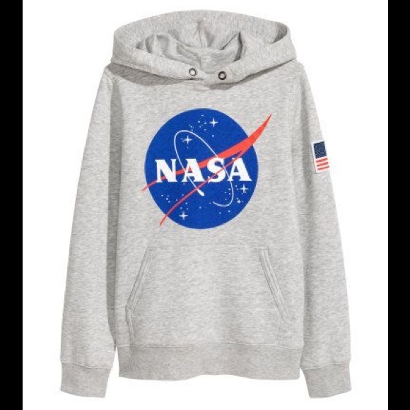 H&M Shirts & Tops | Hm Nasa Hooded Sweatshirt | Poshmark